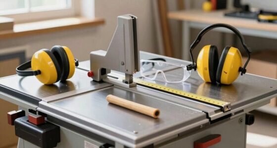 quick table saw safety setup