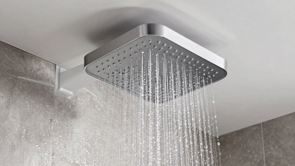 rainfall shower system considerations