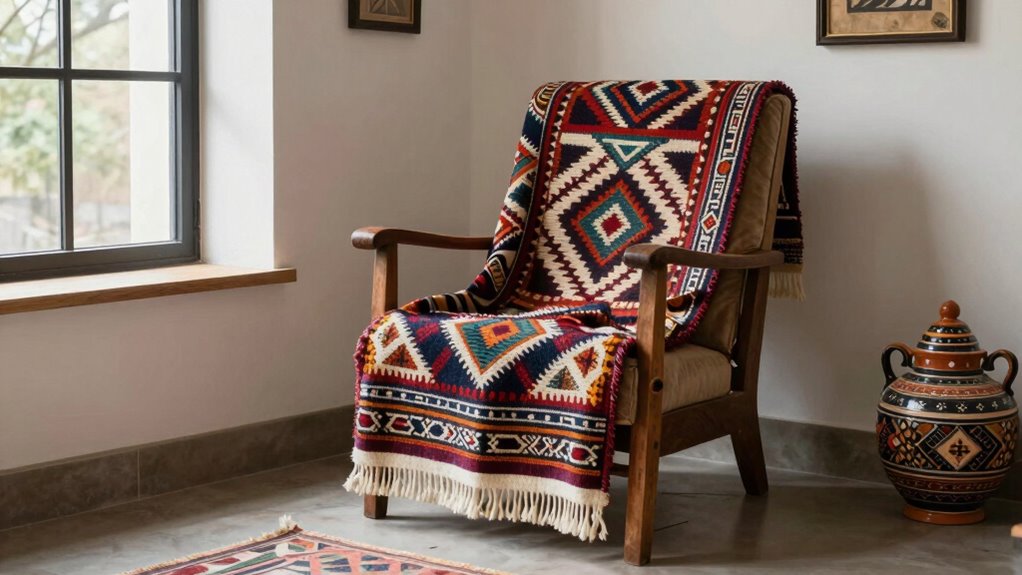 respectful textile display techniques