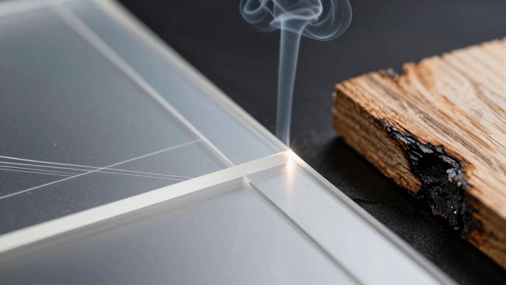 safe and unsafe laser materials