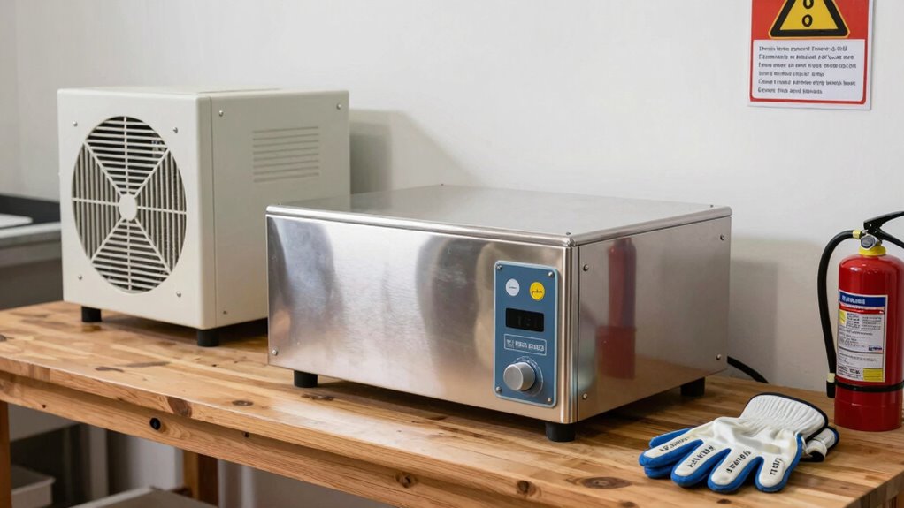 safe kiln workspace setup