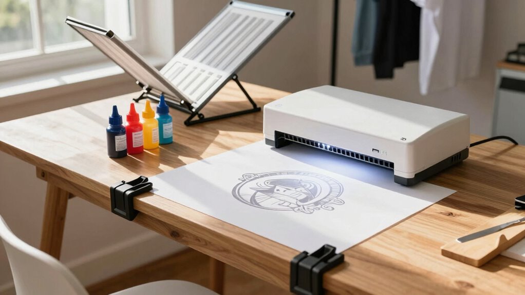 safe organized workspace setup