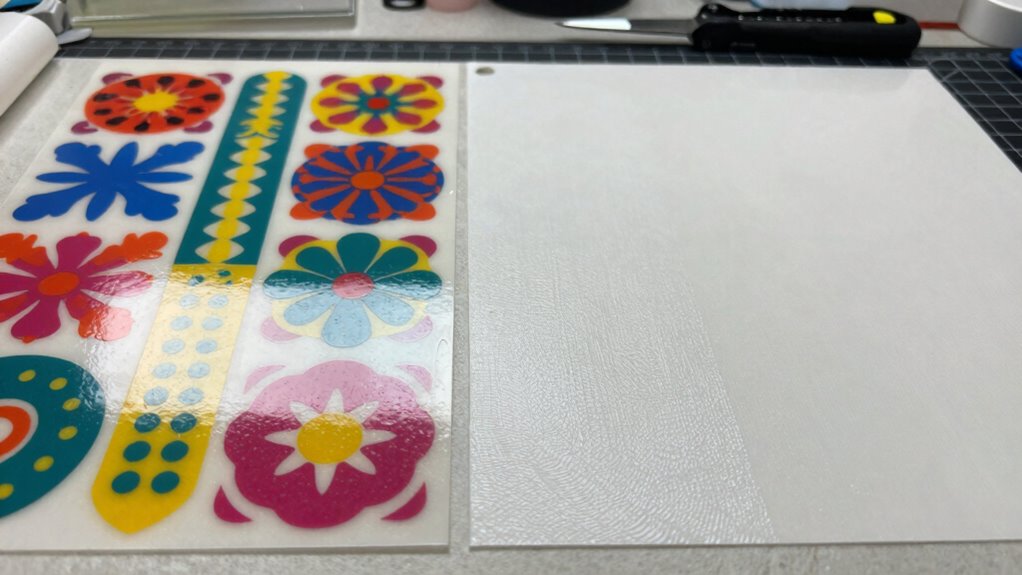 select appropriate vinyl material