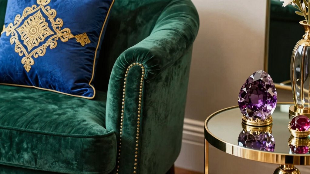 selecting harmonious jewel tone combinations