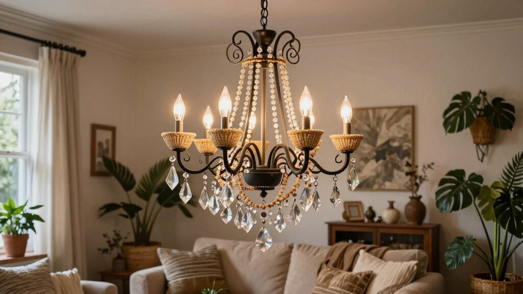 selecting the perfect boho chandelier