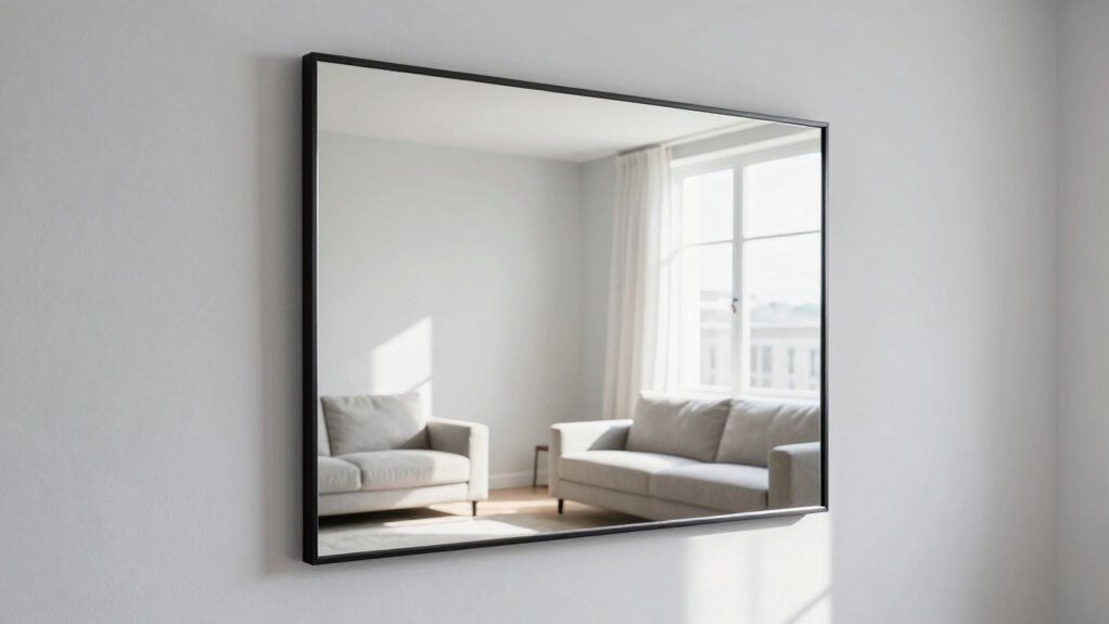 simplify mirror and decor
