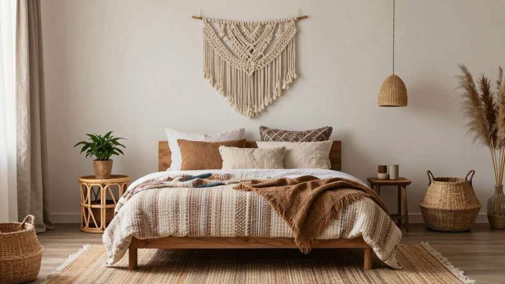 smart clutter free boho decor