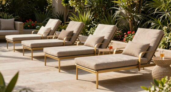 stylish outdoor lounge chairs