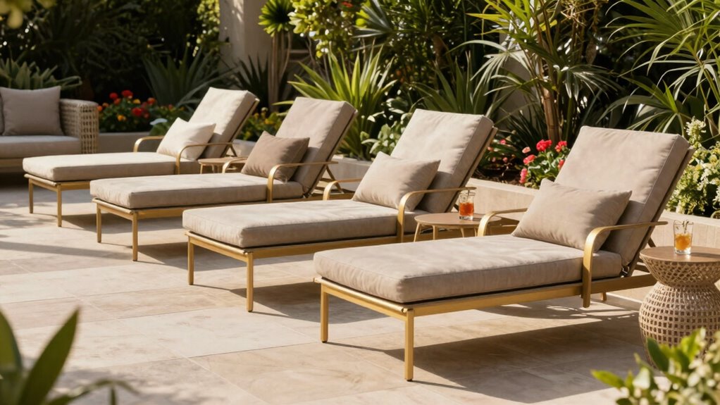 stylish outdoor lounge chairs