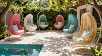 stylish outdoor relaxation chairs