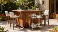 stylish patio bar sets