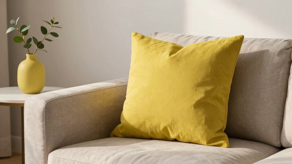 subtle vibrant color accents