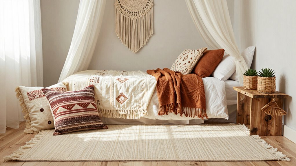 textile layering for coziness