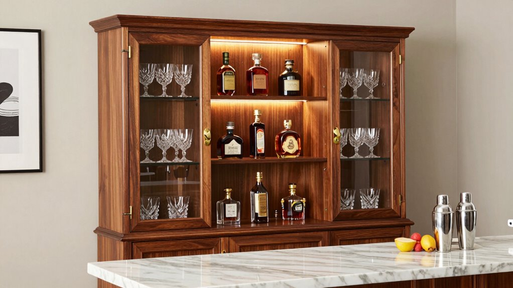 top 15 home bar cabinets