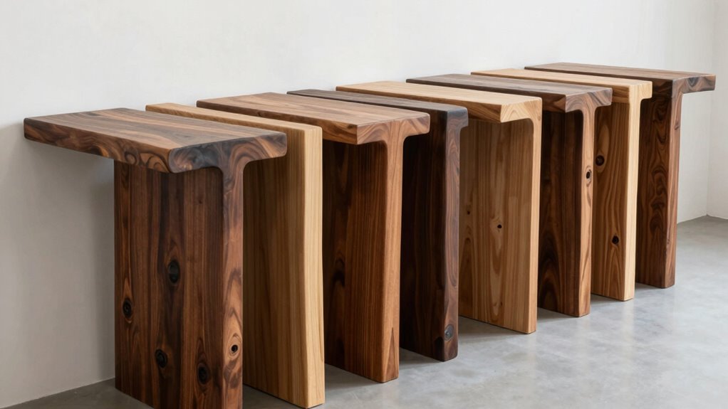 top 15 live edge console tables