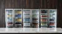 top built in beverage fridges