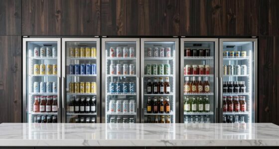 top built in beverage fridges