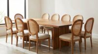 top cane dining sets