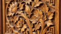 top carved wood wall art