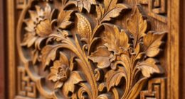 top carved wood wall art