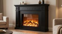 top electric fireplace mantels