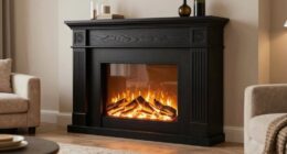 top electric fireplace mantels