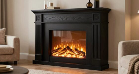 top electric fireplace mantels