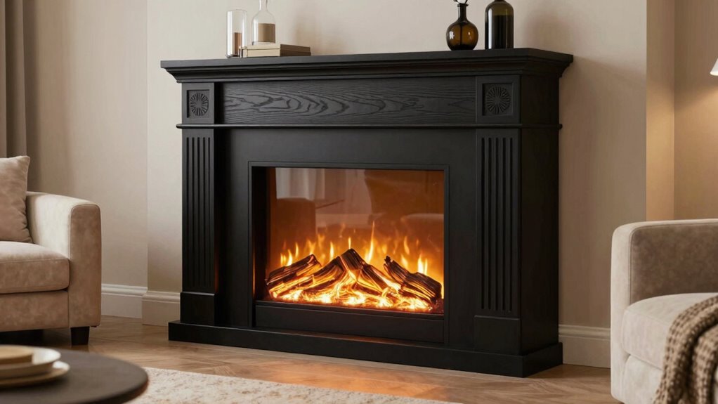 top electric fireplace mantels