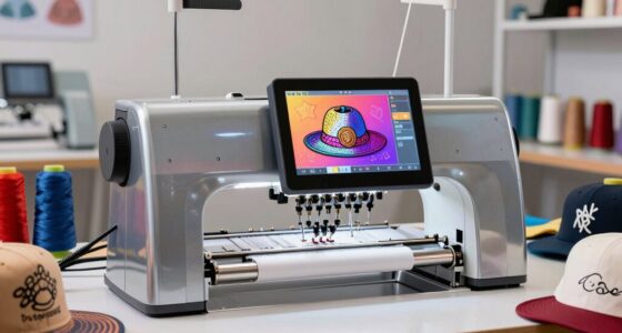 top hat embroidery machines