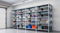 top heavy duty garage shelving