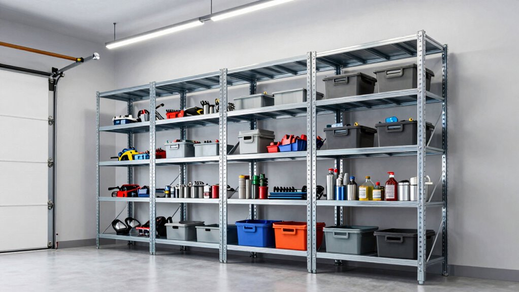 top heavy duty garage shelving