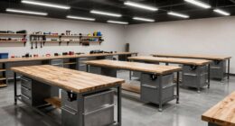 top heavy duty workshop benches