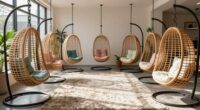 top indoor rattan hanging chairs