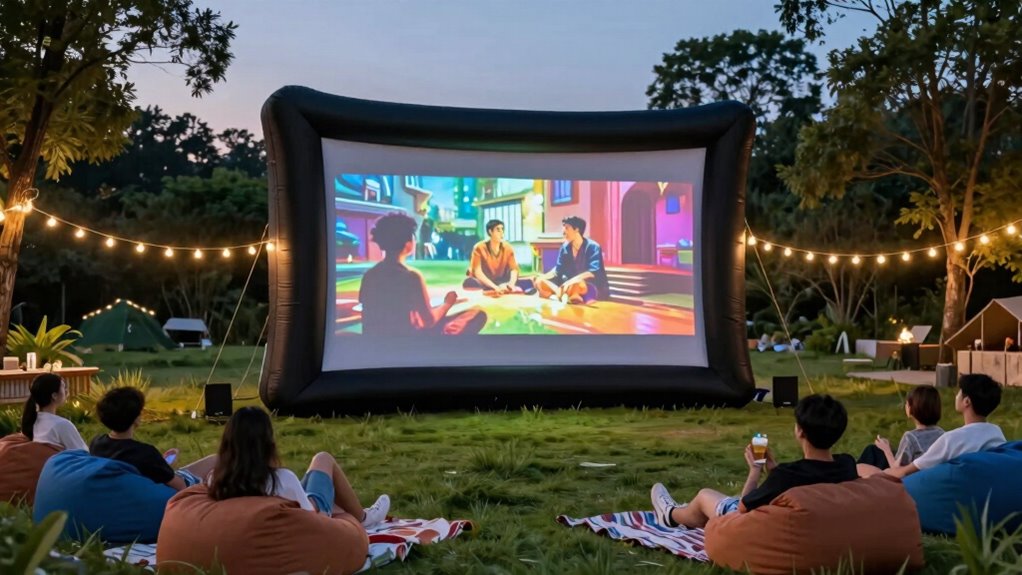 top inflatable outdoor projector screens