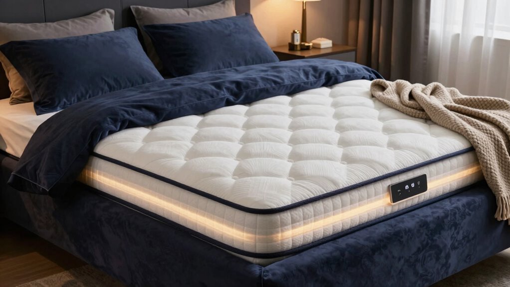 top king heated mattress pads