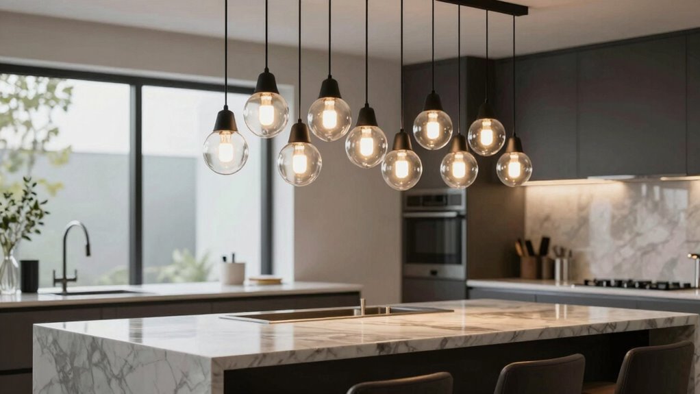 top kitchen pendant light sets