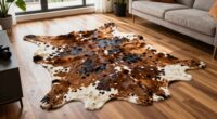 top large cowhide rugs