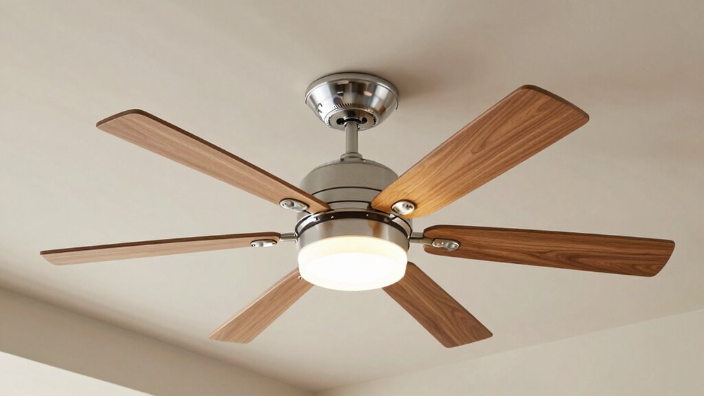 top light wood ceiling fans