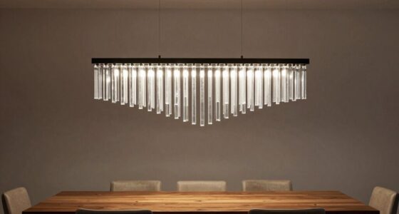 top linear dining chandeliers
