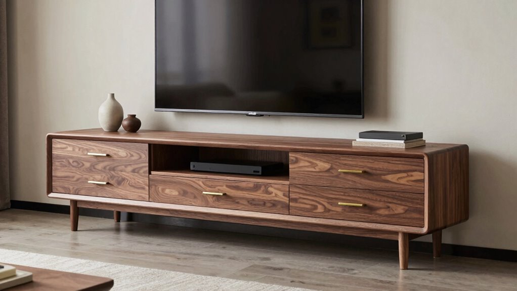 top long wood tv consoles