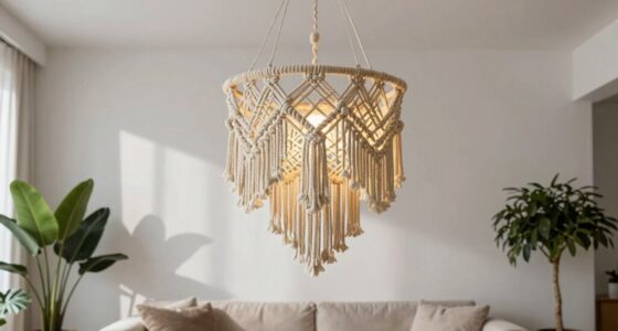 top macrame pendant lights