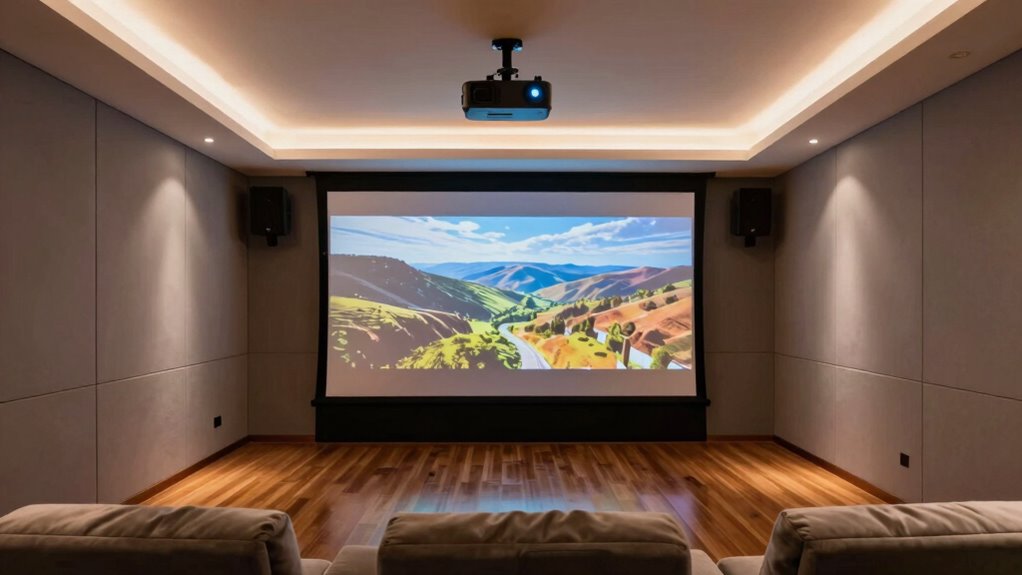 top motorized projector screens
