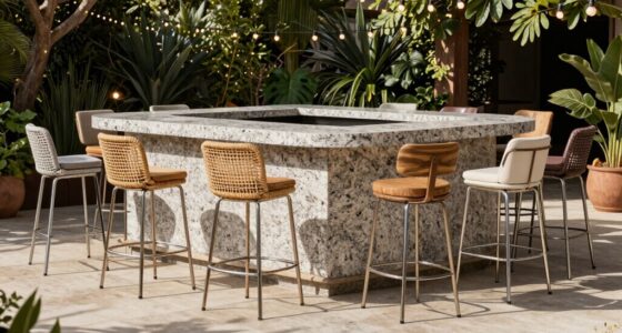 top outdoor bar stool sets