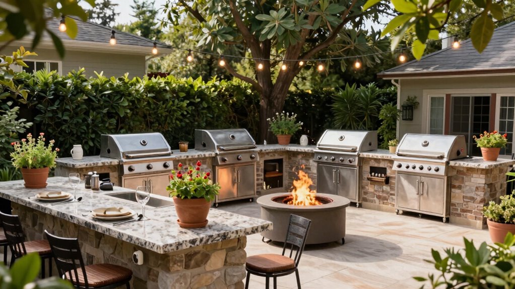 top outdoor grill stations