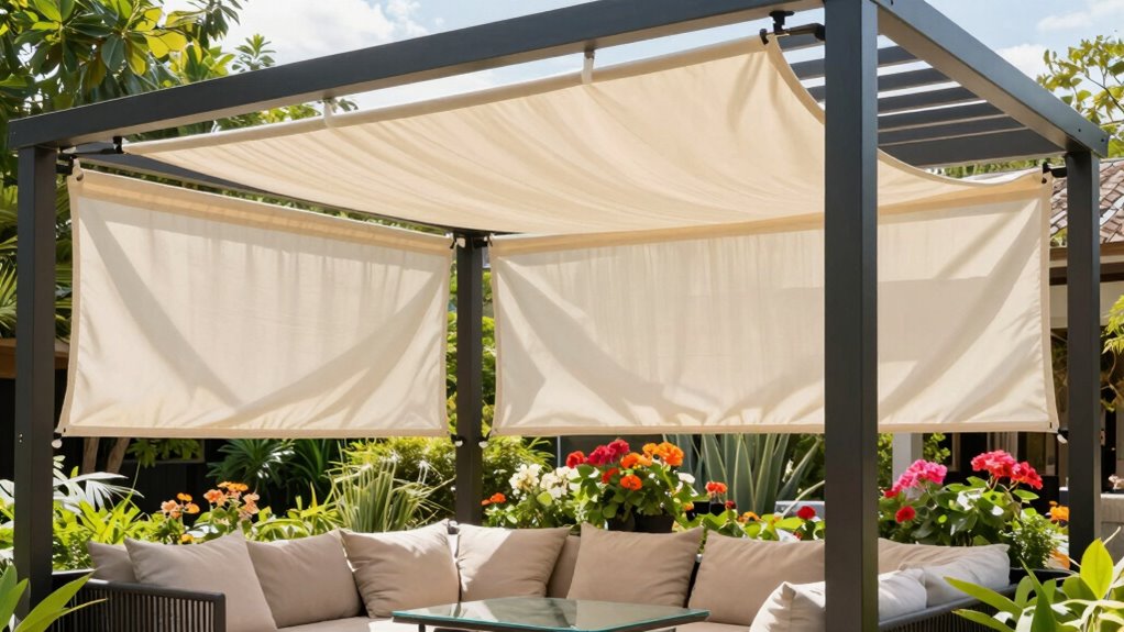 top pergolas with canopies