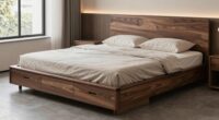 top platform bed storage