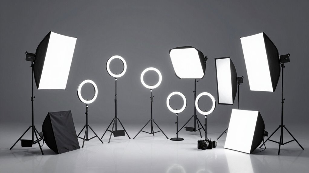 top product photography lighting