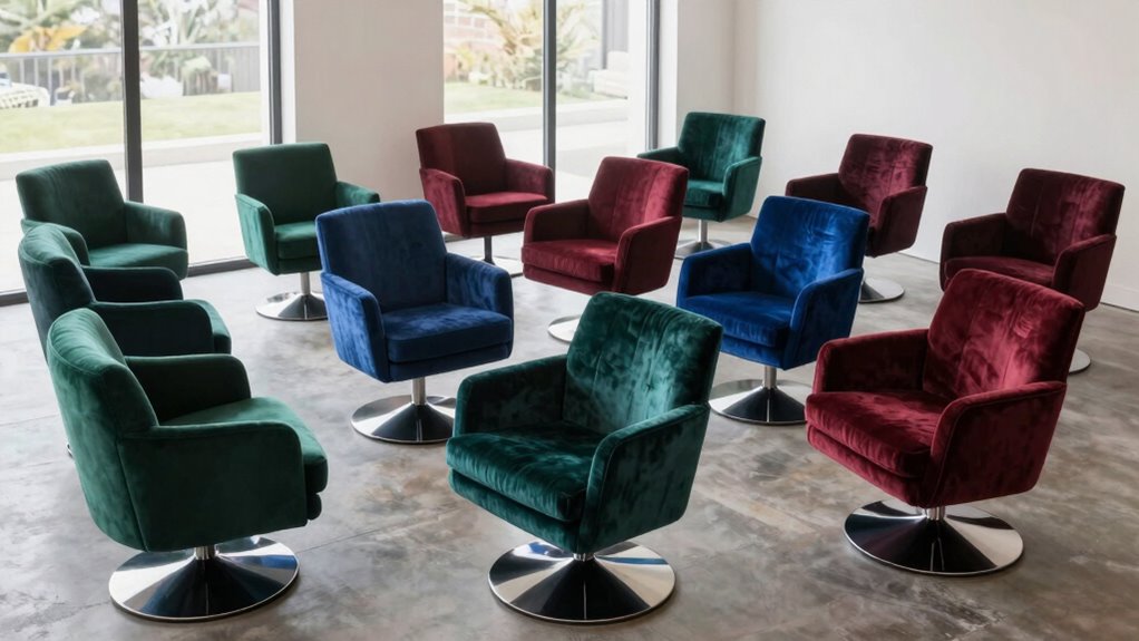 top swivel accent seating