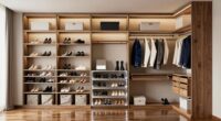 top walk in closet organizers