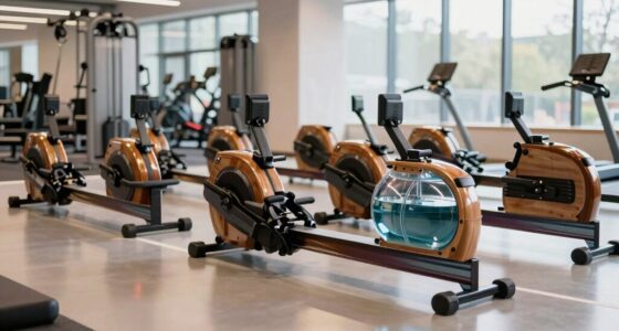 top water rowing machines